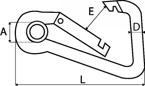 mousqueton oeil asymetrique inox a4 corderie gautier 2